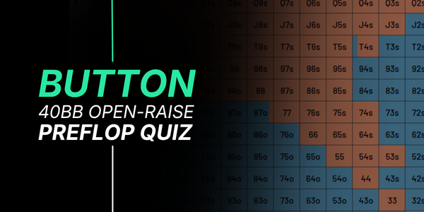 BTN Preflop Range Quiz: 40bb Tournament Poker