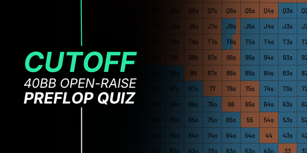 CO Preflop Range Quiz: 40bb Tournament Poker